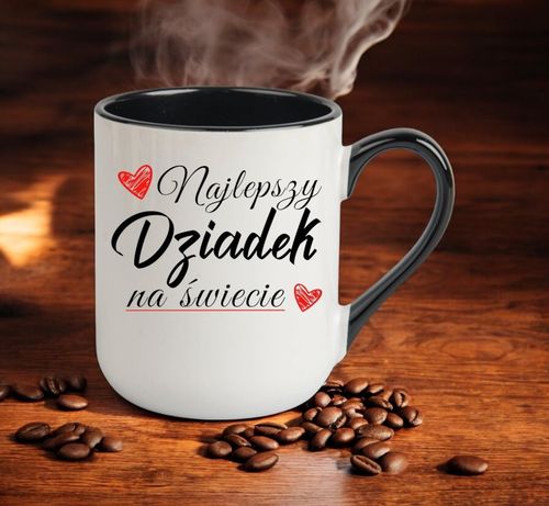 KUBEK Z NADRUKIEM ŚMIESZNY PREZENT DZIEŃ DZIADKA URODZINY IMIENINY DZIADEK na Arena.pl