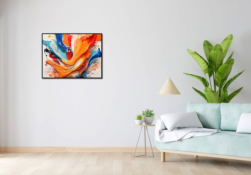Plakat 80x60cm Taneczne Fale zdjęcie 4