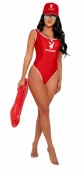 playboy lingerie beach patrol - komplet kostium plażowy, logo bunny