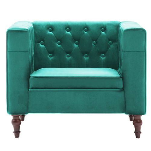 Fotel, zielony, aksamit na Arena.pl