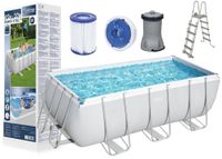 Basen 412x201x122 Steel Pro Max z konstrukcją zestaw 10w1 #56456 Bestway