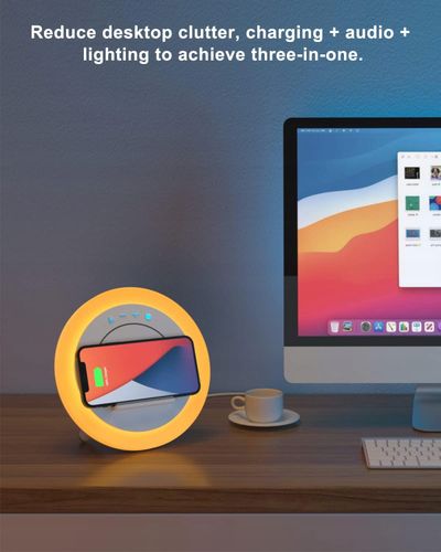 Głośnik Bluetooth SIDVAR bezprzewodowym ładowaniem, nowoczesny głośnik na Arena.pl