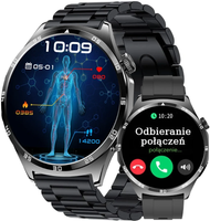 SMARTWATCH męski Rubicon F38 black/ bransoleta + pasek PROF