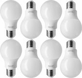 Żarówka led E27 470 lumenów 8 szt kula ciepła biel