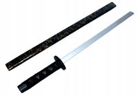CZARNY BEZPIECZNY Drewniany Miecz Rekwizyt Rycerz 73 cm KATANA SAMURAJ