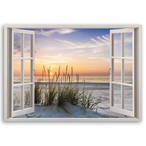 Deco Panel, Okno z widokiem na plażę 90x60 na Arena.pl