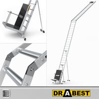 Winda dekarska aluminiowa wciągarka do fotowoltaiki wyciąg DRABEST