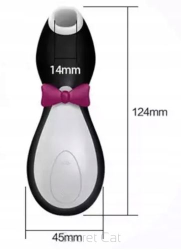 Wibrator Pingwinek Stymulator Satisfyer Pro Penguin czarno-biały na Arena.pl
