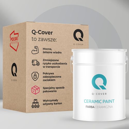 FARBA BIAŁA DO ŚCIAN CERAMICZNA CERAMIC 10L GŁĘBOKI MAT ŚNIEŻNA BIEL +WAŁEK na Arena.pl