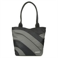 BELTIMORE torebka skórzana shopper klasyczna na ramię V471 szara