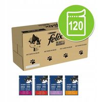 Felix SoGut DUO doppelt Podwójne mięso 120x85g Mix galareta DE