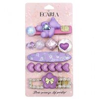 zestaw pakiet 5w1 spinek wsuwek do włosów, dziecięcych violet sp450
