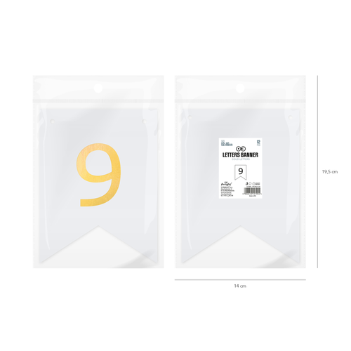 Baner DIY 16 cm - cyfra 9 na Arena.pl