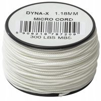 2X LINKA PARACORD SZNUREK DYNA X NANO CORD 30M 100+FT ATWOOD BIAŁA