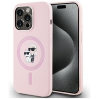 Etui Karl Lagerfeld do iPhone 14 Pro Max, Różowy, MagSafe