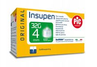 Igły do penów INSUPEN 32G (0,23mm) x 4mm, 100szt.