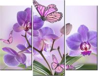 70 90CM OBRAZ 3 ELEM DELIKATNA PIĘKNOŚĆ ŚCIENNY DRUK PŁÓTNO