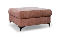 Różowa Pufa Do Narożnika 66 cm DENNY DL - Kolory Do Wyboru