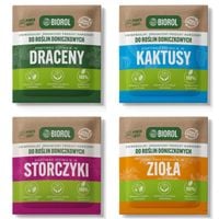 4x Nawóz organiczny BIOROL 50g do dracen kaktusów storczyków i ziół
