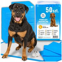 PODKŁADY DLA PSÓW Higieniczne Maty Dla Psa Do Sikania Zwierząt 60x60 50szt
