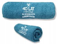 Ręcznik z HAFTEM Prezent NA URODZINY 30 40 50 60