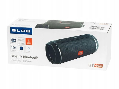Głośnik Bluetooth BLOW BT460 czarny / Alkotest w zestawie ! na Arena.pl
