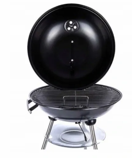 GRILL BBQ OKRĄGŁY CHROMOWANY RUSZT zdjęcie 3