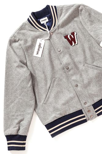 WRANGLER WOOL BASEBALL MID GREY MEL W4150WF37 S na Arena.pl