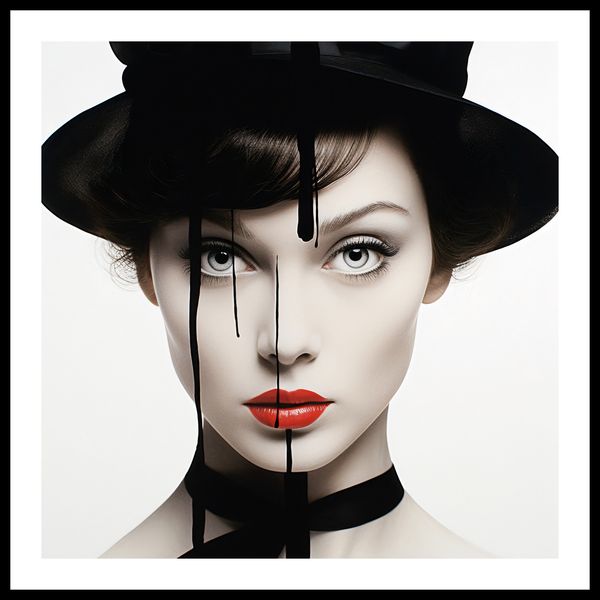 Plakat 50x50cm Atramentowa Aura zdjęcie 3