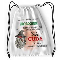 Plecak Dla Biologa Sportowy Szkolny Worek Torba Z Nadrukiem Ze Zdjęciem