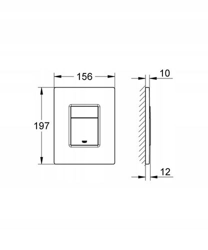 Przycisk spłukujący biały/biel alpejska Skate Cosmopolitan GROHE 38732SH0 na Arena.pl