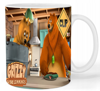 Kubek ceramiczny Grizzy i Lemingi