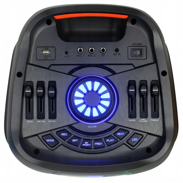 GŁOŚNIK PRZENOŚNY BLUETOOTH KARAOKE MANTA MIKROFON zdjęcie 6