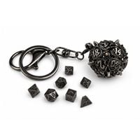 Pojemnik | 4 cm | Metal | Brelok z Mini Kośćmi | Dungeons and Dragons