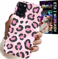 ETUI DO SAMSUNG GALAXY A31 - RÓŻOWA PANTERKA PANTERA KOBIECE WZORY