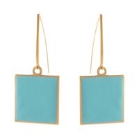 kolczyki wiszące kwadraty (p25/lat/77au)