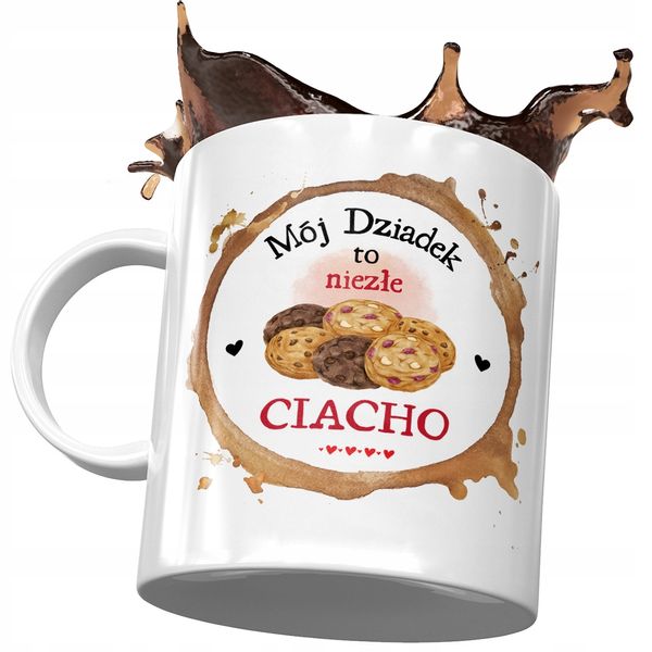 Kubek Dla Dziadka Na Dzień Dziadka Na Prezent Z Nadrukiem Ze Zdjęciem zdjęcie 1