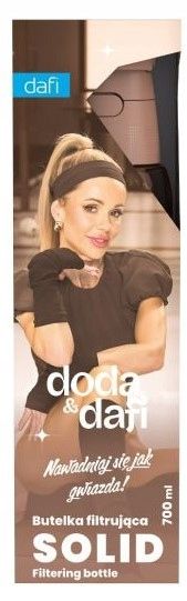 DAFI SOLID Butelka na wodę + filtr DODA Mocha Mousse 0,7 L + zdjęcie 5
