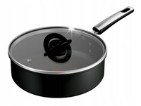 Patelnia TEFAL Excellence+ 24cm G3303202 Czarno-srebrny