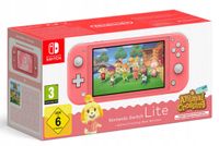 Konsola Nintendo Switch Lite Coral + Animal Crossing: New Horizons