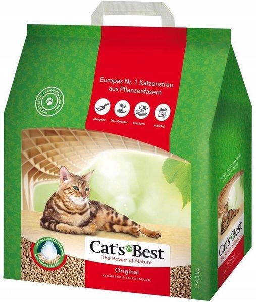 CAT'S BEST - Żwirek dla kota ORIGINAL 10l zdjęcie 1