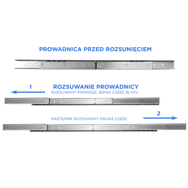 Prowadnica do stołu zwykła, 1300 mm zdjęcie 3