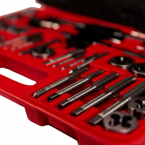 ZESTAW GWINTOWNIKÓW I NARZYNEK 40 EL. SOLIDNE WYKONANIE na Arena.pl