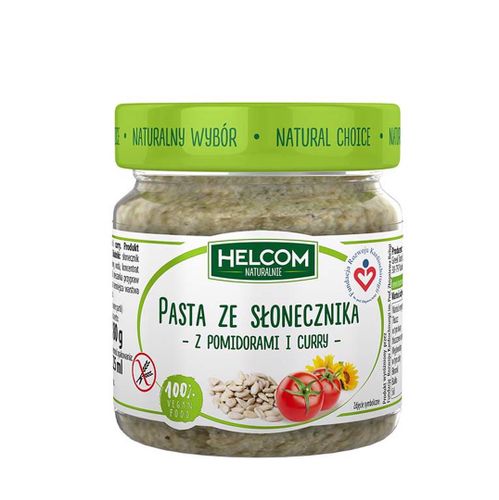 HELCOM Pasta ze słonecznika z pomidorami i curry 180g na Arena.pl
