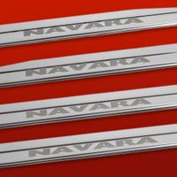 Listwa progowa NISSAN NAVARA D40 Stal nierdzewna 304 połysk 4szt