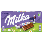 Milka Czekolada mleczna z mleka alpejskiego z nadzieniem 87,5 g (8 sztuk)