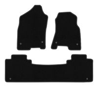 Dywaniki samochodowe welurowe do: Dodge RAM 1500 2019-2024 Quad Cab czarne