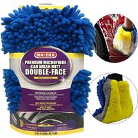 Rękawica do mycia samochodu z mikrofibry Dwustronna DOUBLE FACE Mafra