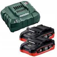 METABO 2 X AKUMULATOR 18V 5,5Ah LIHD + ŁADOWARKA ASC 145