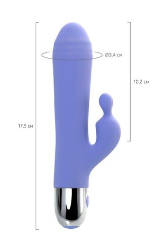 Vibrator With Clitoral Stimulation Flovetta Crocus, Silicone, Purple, 17.5 na Arena.pl